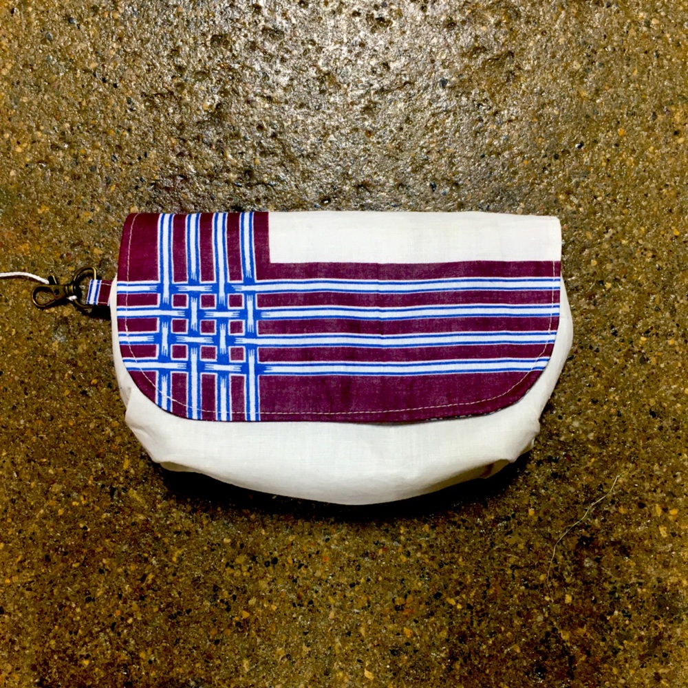 Vintage Up-Cycled Clutch